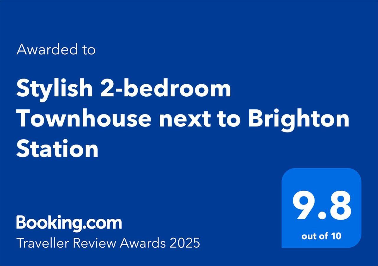 Stylish 2-Bedroom Townhouse Next To Brighton Station Eksteriør billede